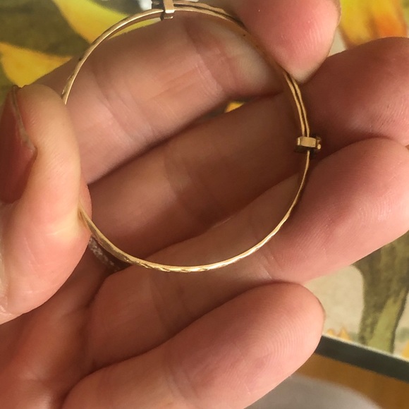 Adorable vintage 12kt gold adjustable bracelet - Picture 9 of 10